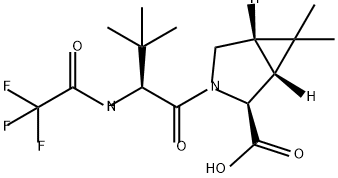 (1R,2S,5S)-3-((S)-3,3-dimethyl-2-(2,2,2-trifluoroacetamido)butanoyl)-6,6-dimethyl-3-azabicyclo[3.1.0]hexane -2-கார்பாக்சிலிக் அமிலம்