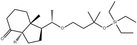 (1S,3aR,7aR)-7a-methyl-1-((S)-1-(3-methyl-3-((triethylsilyl)oxy)butoxy)ethyl)hexahydro-1H-inden-4(2H)-ஒன்று