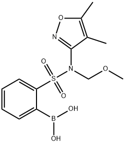 (2-(N-(4,5-dimethylisoxazol-3-yl)-N-(methoxymethyl)sulfamoyl)பீனைல்)போரோனிக் அமிலம்