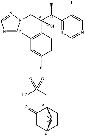 (2R,3S)-2-(2,4-Difluorophenyl)-3-(5-fluoropyriMidin-4-yl)-1-(1H-1,2,4-triazol-1-yl)-2-butanol L (-)-காம்போர்சல்போனேட்