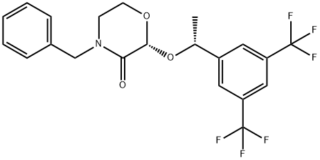 (2R)-4-பென்சைல்-2-[(1R)-1-[3,5-bis(trifluoromethyl)phenyl]ethoxy]morpholin-3-one