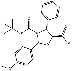 (2R,4R,5S)-3-(tert-butoxycarbonyl)-2-(4-methoxyphenyl)-4-phenyloxazolidine-5-கார்பாக்சிலிக் அமிலம்