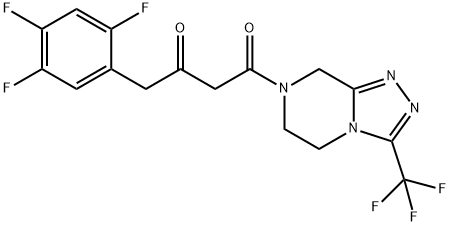 (2Z)-4-Oxo-4-[3-(trifluoromethyl)-5,6-dihydro-[1,2,4]triazolo[4,3-a]pyrazine-7(8H)-yl]-1- (2,4,5-டிரைபுளோரோபீனைல்)புட்டான்-2-ஒன்று