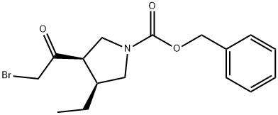 (3R,4S)-3-(2-ப்ரோமோஅசெட்டில்)-4-எத்தில்-1-பைரோலிடின்கார்பாக்சிலிக் அமிலம் ஃபீனில்மெத்தில் எஸ்டர்