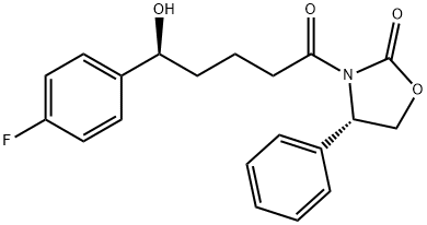(4S)-3-[(5R)-5-(4-ஃப்ளூரோபெனில்)-5-ஹைட்ராக்ஸிபென்டானாய்ல்]-4-பீனில்-1,3-ஆக்ஸாசோலிடின்-2-ONE