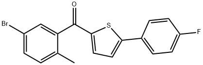 (5-broMo-2-Methylphenyl)(5-(4-fluorophenyl)thiophen-2-yl)மெத்தனோன்