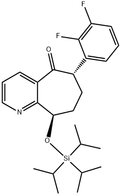 (6S,9R)-6-(2,3-Difluorophenyl)-6,7,8,9-tetrahydro-9-[[tris(1-methylethyl)silyl]oxy]-5H-cyclohepta[b]pyridin-5 - ஒன்று
