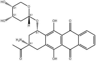 (7S-cis)-9-Acetyl-9-amino-7-[(2-deoxy-alpha-D-erythro-pentopyranosyl)oxy]-7,8,9,10-tetrahydro-6,11-dihydroxy-5 ,12-நாப்தசெனியோன்