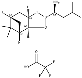 (aR,3aS,4S,6S,7aR)-Hexahydro-3a,8,8-trimethyl-alpha-(2-methylpropyl)-4,6-methano-1,3,2-benzodioxaborole-2-methanamine 2,2 ,2-டிரைஃப்ளூரோஅசெட்டேட்