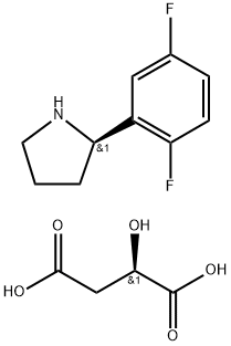 (R)-2-(2,5-difluorophenyl)பைரோலிடின் (R)-2-ஹைட்ராக்ஸிசுசினேட்