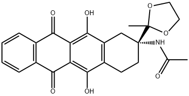 (R)-N-(5,12-Dihydroxy-2-(2-methyl-1,3-dioxolan-2-yl)-6,11-dioxo-1,2,3,4,6,11-hexahydrotetracen -2-yl)அசெட்டமைடு