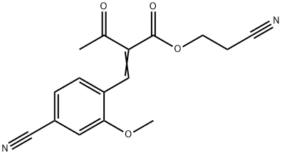 (Z)-2-சயனோஎத்தில் 2-(4-சயனோ-2-மெத்தாக்ஸிபென்சிலைடின்)-3-ஆக்ஸோபுடனோயேட்