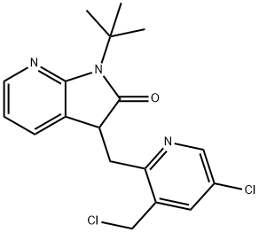 1-(tert-butyl)-3-((5-chloro-3-(chloromethyl)pyridin-2-yl)methyl)-1,3-dihydro-2H-pyrrolo[2,3-b]pyridin-2- ஒன்று