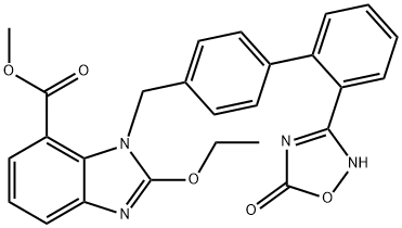 1H-BenziMidazole-7-கார்பாக்சிலிக் அமிலம், 1-[[2'-(2,5-dihydro-5-oxo-1,2,4-oxadiazol-3-yl)[1,1'-biphenyl]-4- yl]மெத்தில்] -2-எத்தாக்சி-, மெத்தில் எஸ்டர்