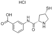 3-[(2S,4S)-4-Mercaptopyrrolidine-2-carboxamido]பென்சோயிக் அமிலம் ஹைட்ரோகுளோரைடு