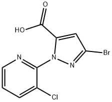 3-BroMo-1-(3-குளோரோபிரிடின்-2-yl)-1H-பைரசோல்-5-கார்பாக்சிலிக் அமிலம்