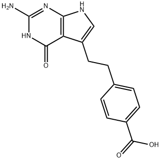 4-[2-(2-Amino-4,7-dihydro-4-oxo-1H-pymol[2,3-d]pyrimodin-5-yl)ethyl]benzoic அமிலம்