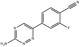 4-(3-அமினோ-1,2,4-ட்ரையாசின்-6-YL)-2-ஃப்ளூரோபென்சோனிட்ரைல்