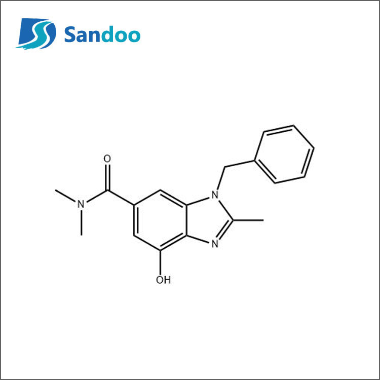 4-ஹைட்ராக்ஸி-என்,என்,2-டிரைமெதில்-1-(ஃபைனில்மெதில்)-1எச்-பென்சிமிடாசோல்-6-கார்பாக்சமைடு