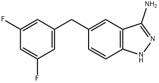 5-(3,5-டிஃப்ளூரோபென்சைல்)-1H-indazol-3-amine