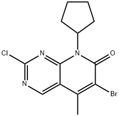 6-broMo-2-chloro-8-cyclopentyl-5-Methylpyrido[2,3-d]pyriMidin-7(8H)-ஒன்று