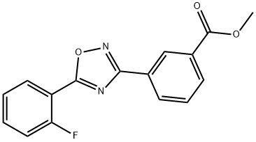 பென்சோயிக் அமிலம், 3-[5-(2-ஃப்ளோரோபீனைல்)-1,2,4-ஆக்ஸாடியாசோல்-3-யில்]-, மெத்தில் எஸ்டர்