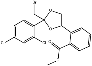 சிஸ்-2-(புரோமோமெதில்)-2-(2,4-டிக்ளோரோபீனைல்)-1,3-டையாக்சோலேன்-4-யில்மெத்தில் பென்சோயேட்