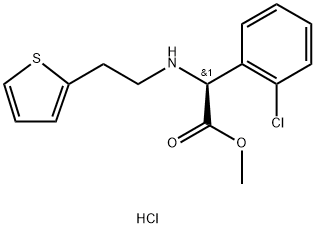 D-(+)-Methyl-alpha-(2-thienylethamino)(2-chlorophenyl)அசிடேட் ஹைட்ரோகுளோரைடு