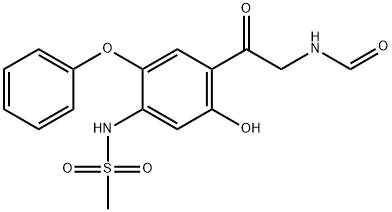 MethanesulfonaMide, N-[4-[2-(ForMylaMino)acetyl]-5-hydroxy-2-phenoxyphenyl]-