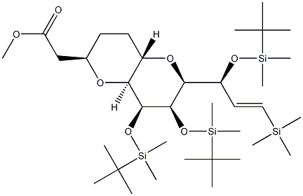 மெத்தில் 2-((2R,4aS,6S,7R,8S,8aS)-7,8- bis((tert-butyldimethylsilyl)oxy)-6-((S,E)-1- ((tert-butyldimethylsilyl)oxy )-3- (ட்ரைமெதில்சிலைல்)அல்லில்) ஆக்டாஹைட்ரோபிரானோ [3,2- b]பைரன்-2-யில்) அசிடேட்