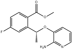 மெத்தில்(ஆர்)-2-(1-((2-அமினோபிரிடின்-3-யில்) ஆக்சி)எத்தில்)-4-புளோரோபென்சோயேட்
