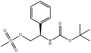 N-[(1R)-2-[(Methylsulfonyl)oxy]-1-phenylethyl]கார்பமிக் அமிலம் 1,1-dimethylethyl ester