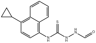 N-(4-சைக்ளோப்ரோபில்-1-நாப்தலெனில்)-2-ஃபார்மைல்ஹைட்ராசின்கார்போதியோமைடு