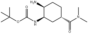 tert-Butyl [(1R,2S,5S)-2-amino-5-[(dimethylamino)carbonyl]cyclohexyl]கார்பமேட்